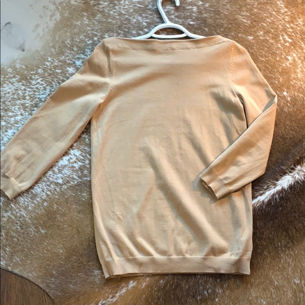NWOT Joe Fresh Sweater, boat neck, tan/beige